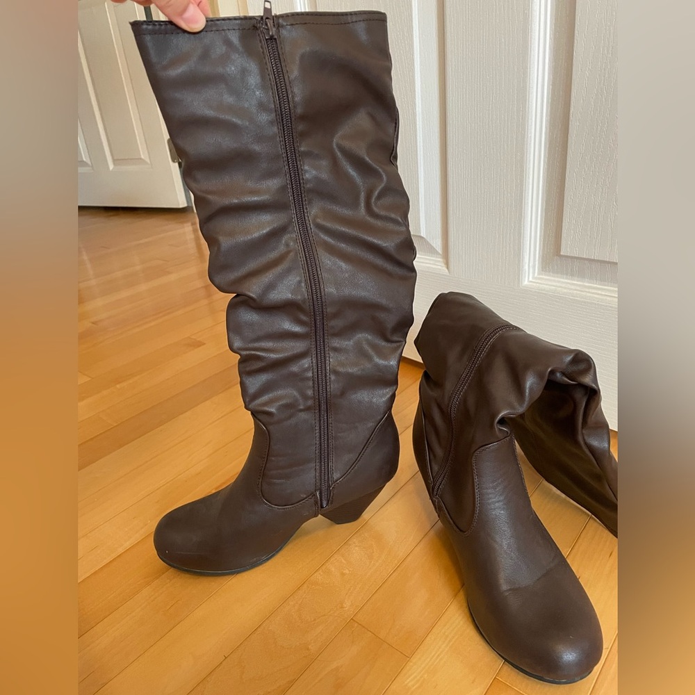 Brown High Heel Boots